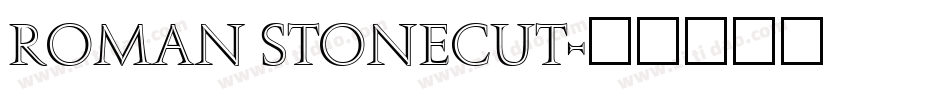 Roman Stonecut字体转换